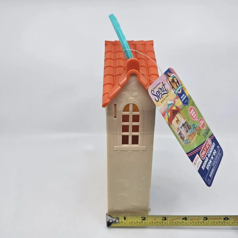 Spirit Riding Free Palomino Bluffs Playset Carry Case Horse Stable 12 Pieces - Picture 6 of 12